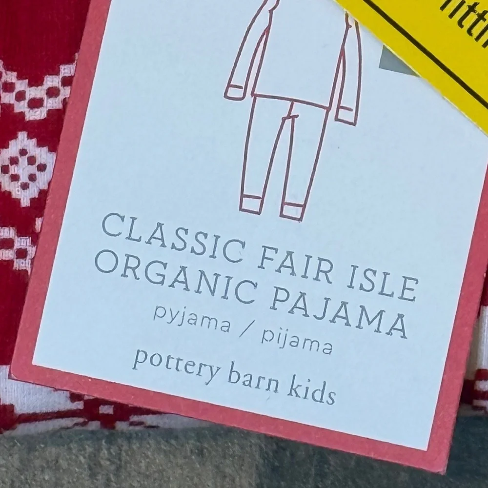Classic Fair Isle Organic Cotton Pajama Set - PBK